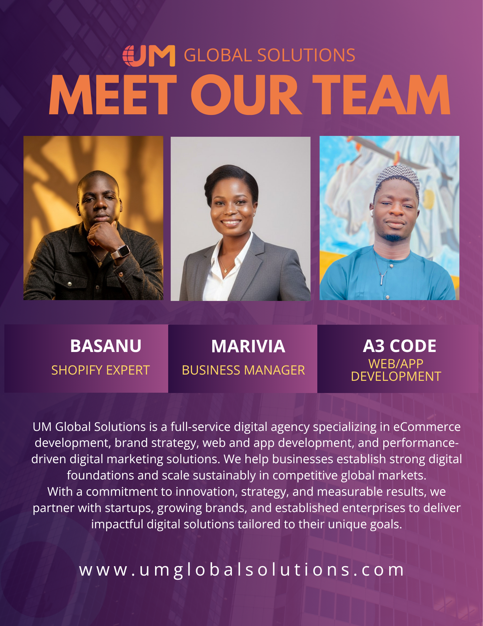 About UM GLOBAL SOLUTIONS